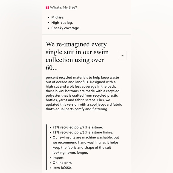 J Crew Textured Curved Waist Cheeky Bikini Swim Bottom Lilac Purple L(12-14) NWT - Picture 3 of 6